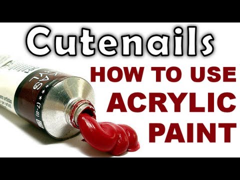 how to use acrylic paint