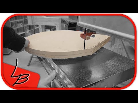 Holzkreise perfekt aussägen! Kreisschneidevorrichtung für die Bandsäge.