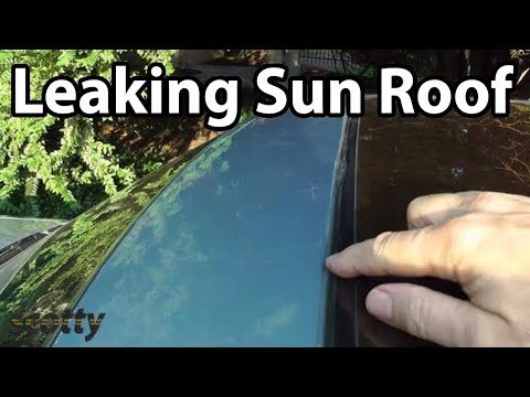 how to fix clio sunroof leak