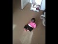Eleanor learns to crawl