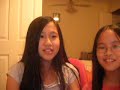 Me and sister singing Can I have this dance by HSM 3 :D