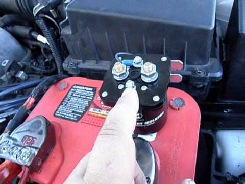 how to hook up a battery isolator