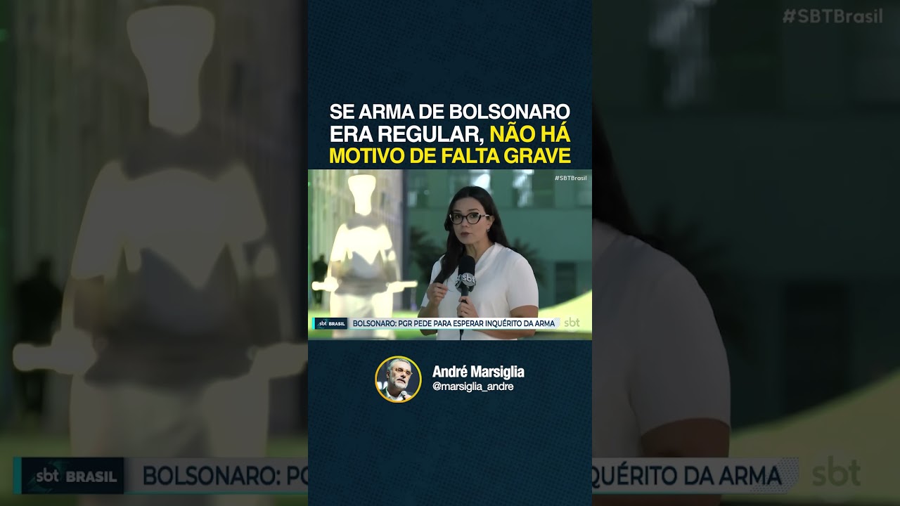 🚨 Se a Arma de Bolsonaro era regular, não há motivo de falta grave