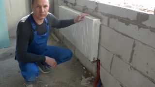 Подключение радиаторов к трубам Rehau (Рехау).