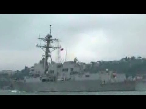 U.S. Warship crossing into Black Sea