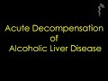 Alcoholic liver disease Part 1 of 2