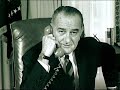 Recording of an actual White House phone call from 1964; LBJ orders some pants, with humorous results.