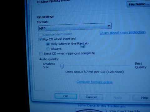 how to put a cd on your mp3 player