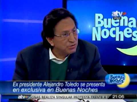Toledo: Mi error político fue no persuadir a mi suegra que no haga inversiones en el Perú (Parte1)