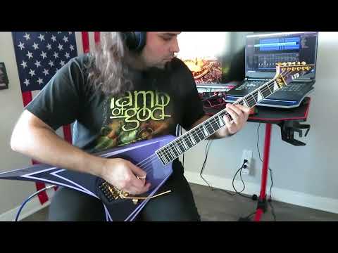 Heavy Metal Riff #5 | Drop C with my ESP LTD ALEXI HEXED Purple