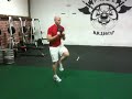 Runner Touch to Press forearm variation