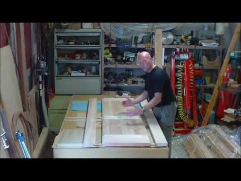 making doors - Building interior doors from rough lumber.