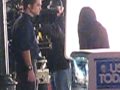 ROBERT PATTINSON & KRISTEN STEWART on set of TWILIGHT NEW MOON in New Westminster.