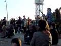Showzinho na praia em Barcelona