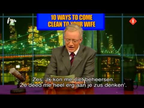 Hilarische parodie op David Letterman's Top 10