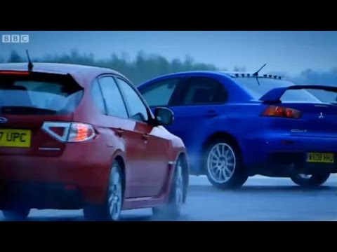 Mitsubishi Evo vs. Subaru Impreza - Top Gear