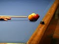 Entrainement au club sur billard 2,80 avec grand coin et collage sur mouche.