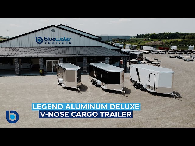 2024 Legend Aluminum Deluxe V-Nose Trailer - 7' x 19'! in Cargo & Utility Trailers in London