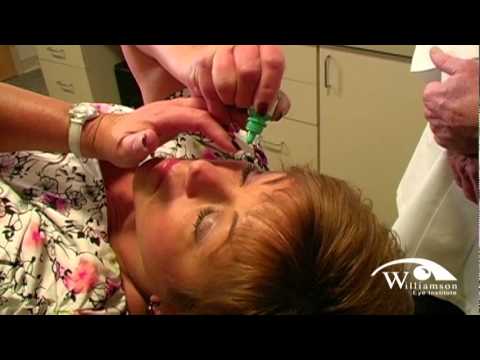 how to administer eye drops nursing