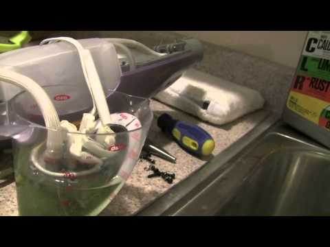 how to unclog a shark steam mop head