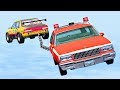 Chained Cars Downhill Madness #1 Beamng Drive