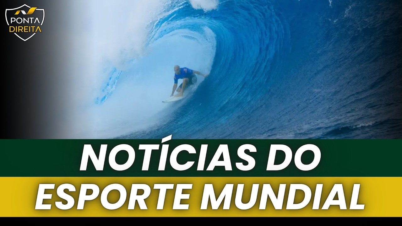 Kelly Slater brilha no surf, crise na Colômbia e pressão da torcida santista