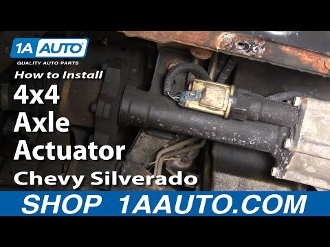 How To Install Replace 4×4 Axle Actuator Chevy Silverado GMC Sierra 1999-06 – 1AAuto.com