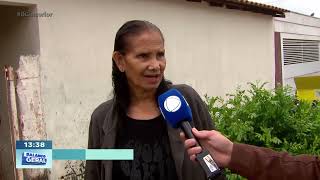 Reclamação Marília: vazamento de água afunda calçada