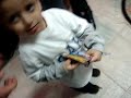 Little boy dislikes present Little boy dislikes present