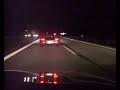 Porsche Carrera GT on German Autobahn at night Porsche Carrera GT on German Autobahn at night