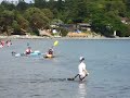 Alexa in her Cardboard Kayak #2