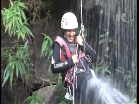 MAURITIUS. CANYONING. TAMARIN FALLS