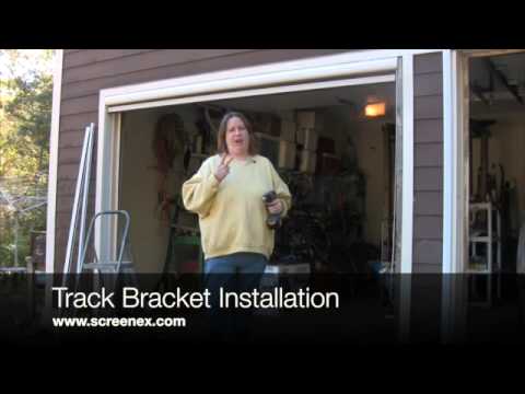 how to screen in a garage door