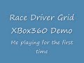 race driver grid xbox360 demo gameplay