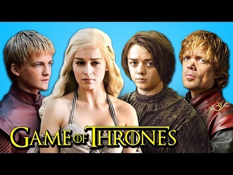 minutes - GAME OF THRONES SPOILERS - BE WARNED! Game of Thrones Bloopers: http://goo.gl/6E2Ii9 NEW Vids Sun, Thur & Sat! Subscribe: http://bit.ly/TheFineBros Watch mor...