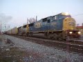 MEET! CSX NB racks, CSX SB long racks, excon SD60I leader! MEET! CSX NB racks, CSX SB long racks, excon SD60I leader!