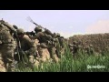 COMBAT FOOTAGE Soldiers attack Taliban positions during patrol