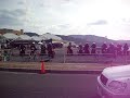 美人ライダー 美女 FZ1 VS ZEPHYR750 マリーナシティーから帰途に
