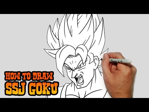 how to draw ssj goku