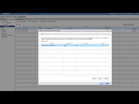 services - This video demonstrates how to access the DHCP settings within the Edge Gateway of vCloud Hybrid Service.