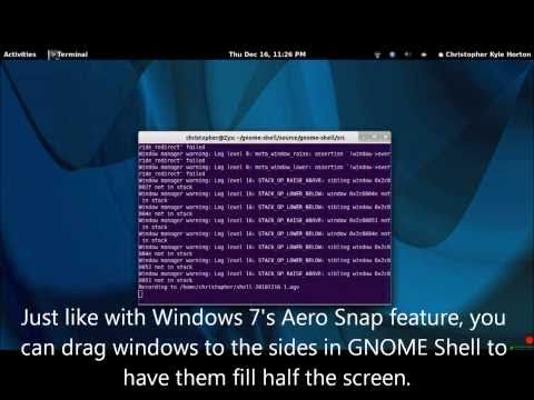 how to snap windows in ubuntu