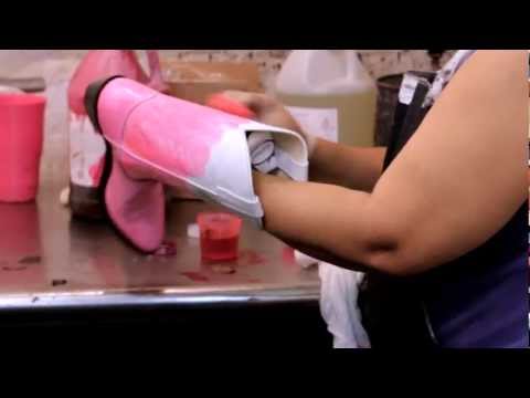 how to dye satin shoes black