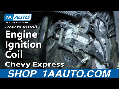 How To Install Replace Engine Ignition Coil Chevy Express GMC Savana 5.3L 6.0L