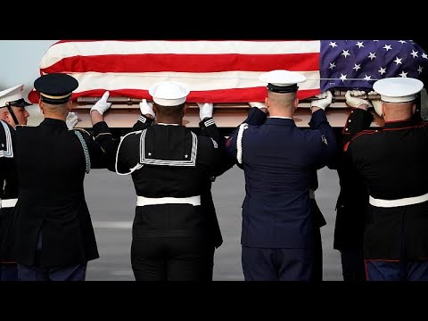 USA: Abschied von US-Altpräsident Bush († 94) mit e ...