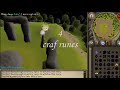air rune crafting + magic xp