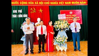 Phó Chủ tịch Thường trực UBND thành phố Nguyễn Văn Thành dự Ngày hội Đại đoàn kết toàn dân tộc tại khu Miếu Thán - Đồng Bống