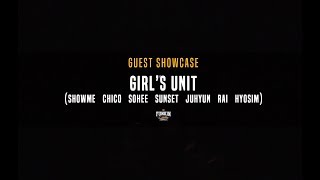 GIRL’S UNIT (Showme, Chico, Sohee, Sunset, Juhyun, Rai, Hyosim) – Funkin’lady KOREA 2018 GUEST SHOWCASE