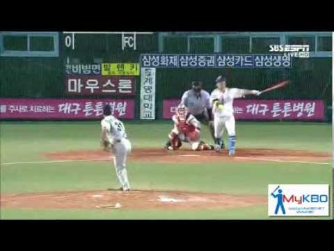 Park Suk-min's Home Run and Spin