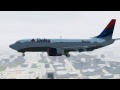 Delta 737 Landing in Phoenix Sky Harbor