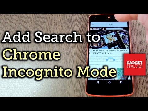 how to enable incognito mode